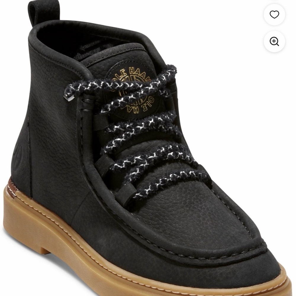 Women’s Cole Haan Black Leather Chukka Boots